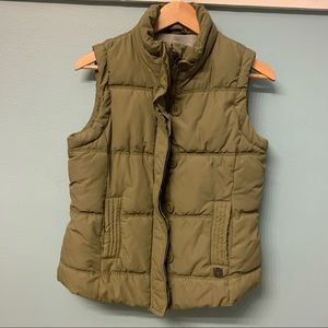 Green Ruff Hewn Puffer Vest | Size Medium